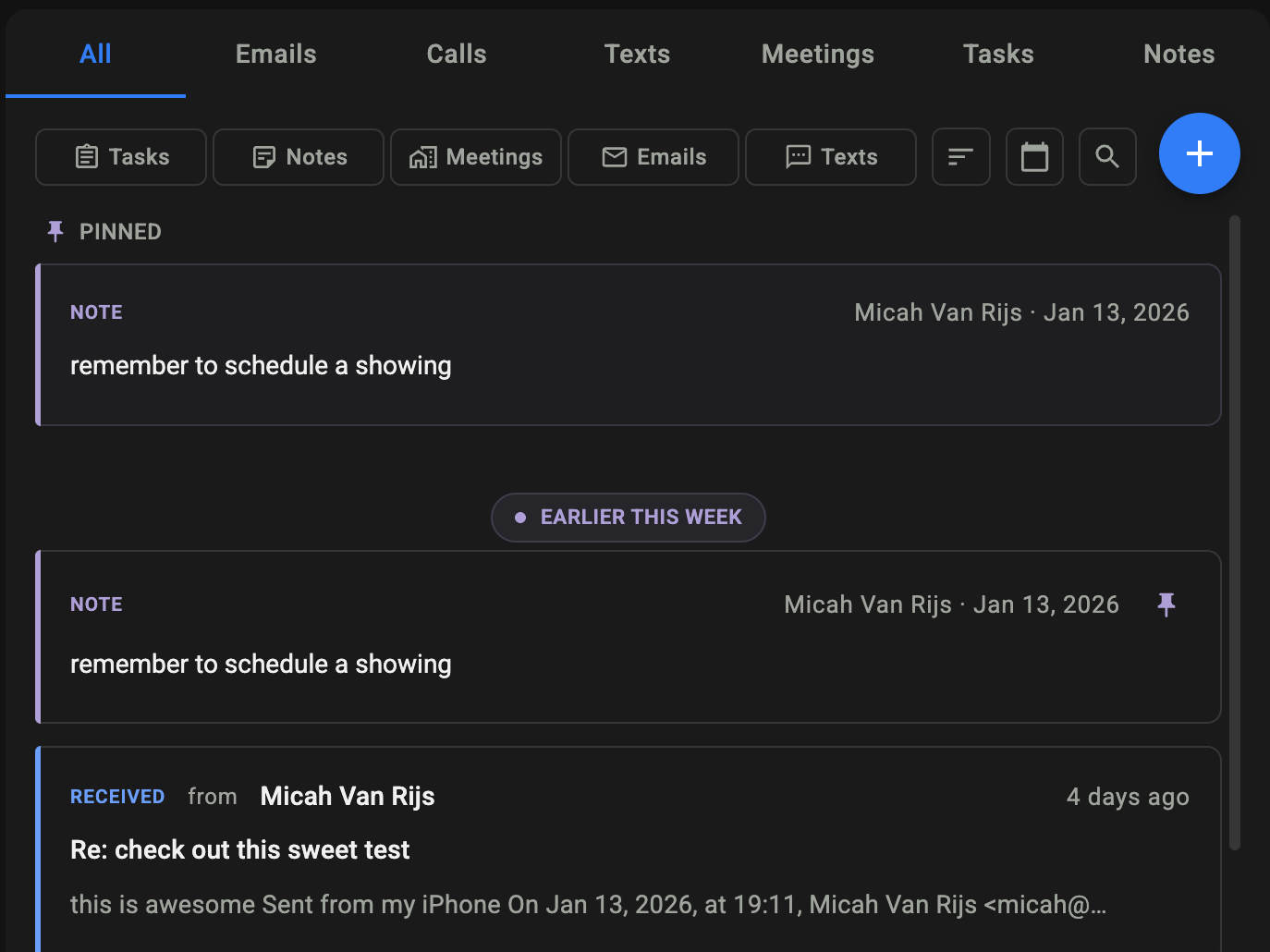 Transaction Checklist